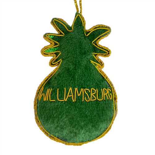 Williamsburg Pineapple Fabric Ornament | The Shops at Colonial Williamsburg