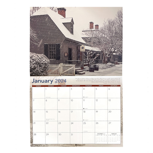 Colonial Williamsburg 2024 Wall Calendar adelle kalina