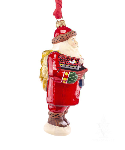 Vaillancourt Glimmer Santa with Toys & Ark Ornament | The Shops at Colonial Williamsburg