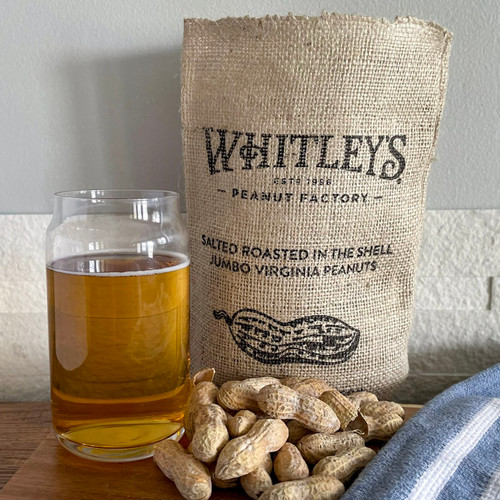 Virginia Peanuts Roasted in Shell Burlap Bag 12 oz | The Shops at Colonial Williamsburg