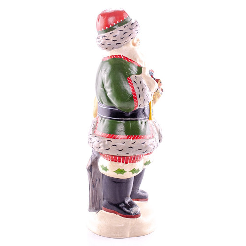 Vaillancourt Chalkware Santa with Toys | The Shops at Colonial Williamsburg