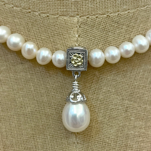 Freshwater Pearl Drop Necklace by Anatoli | The Shops at Colonial Williamsburg