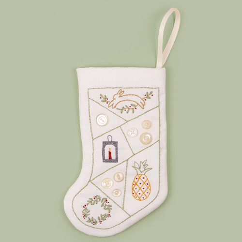 Colonial Williamsburg Stocking Ornament Embroidery Kit - Holiday Icons | The Shops at Colonial Williamsburg