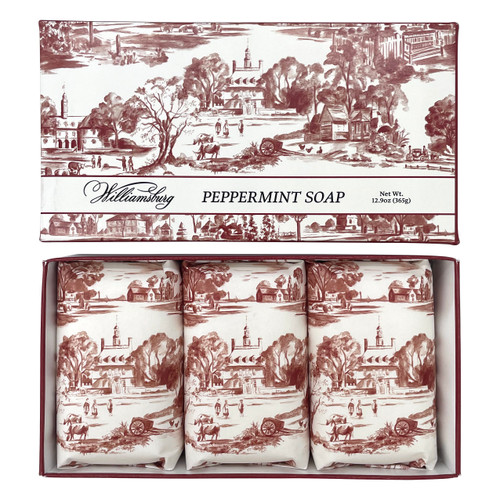 Colonial Williamsburg Peppermint Soap Bar Set | The Shops at Colonial Williamsburg