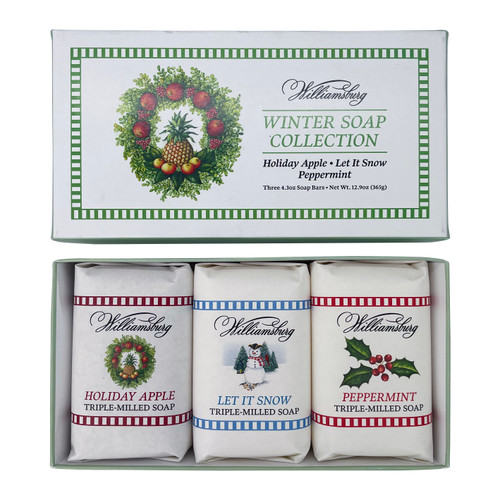 Colonial Williamsburg Winter Soap Bar Set | The Shops at Colonial Williamsburg