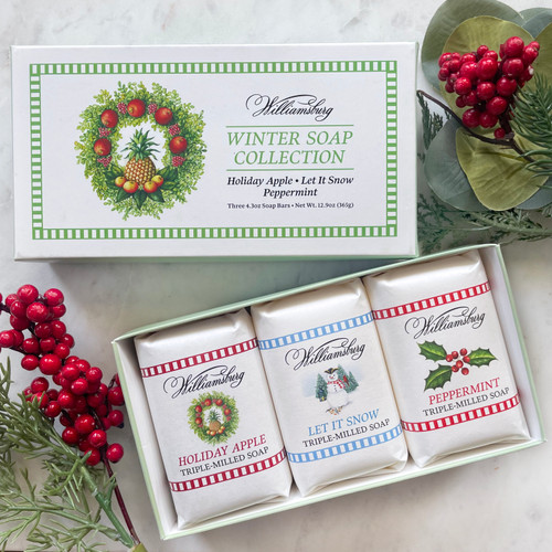 Colonial Williamsburg Winter Soap Bar Set | The Shops at Colonial Williamsburg