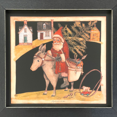 Hults Folk Art Williamsburg Santa Giclee Art Print | The Shops at Colonial Williamsburg