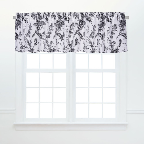 WILLIAMSBURG Bleighton Black Window Valance | The Shops at Colonial Williamsburg