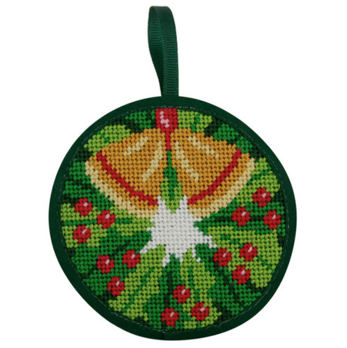 Christmas Wreath Ornament Needlepoint Kit | The Shops at Colonial Williamsburg