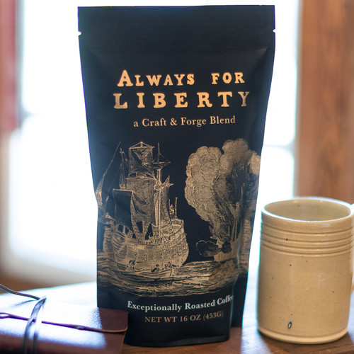 Craft & Forge "Always for Liberty" Coffee - 1 LB Whole Bean Medium Roast | The Shops at Colonial Williamsburg
