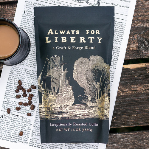 Craft & Forge "Always for Liberty" Coffee - 1 LB Whole Bean Medium Roast | The Shops at Colonial Williamsburg