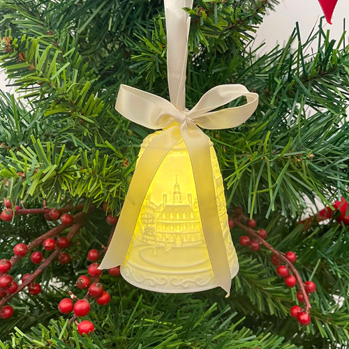 Colonial Williamsburg Illuminated Bell Light-Up Ornament | The Shops at Colonial Williamsburg