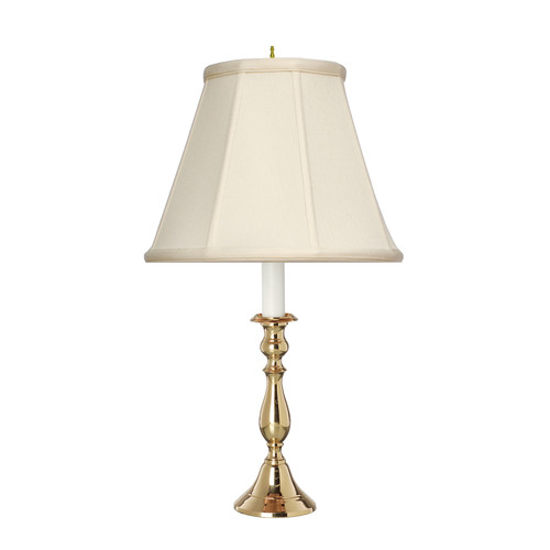 Polished Brass Candlestick Lamp with Empire Shade | The Shops at Colonial Williamsburg