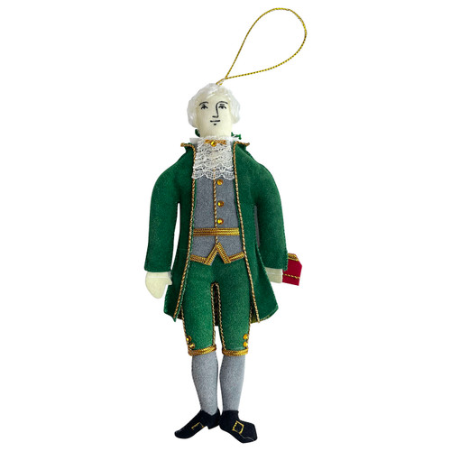 Thomas Jefferson Fabric Ornament | The Shops at Colonial Williamsburg