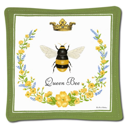 Spiced Mug Mat Coaster - Green Queen Bee Floral | The Shops at Colonial Williamsburg