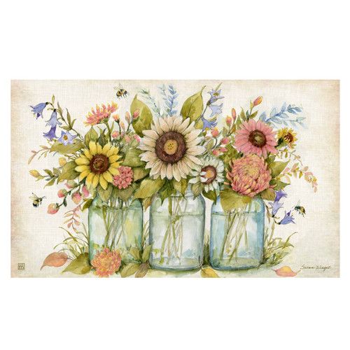 Bees & Bouquets Spring MatMate Doormat Insert | The Shops at Colonial Williamsburg