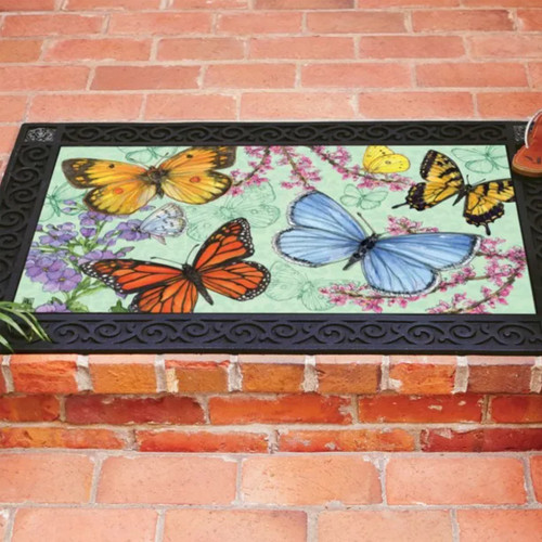 Butterfly Dance Summer MatMate Doormat Insert | The Shops at Colonial Williamsburg