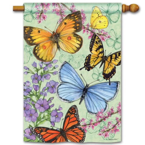 Butterfly Dance Summer House Flag | The Shops at Colonial Williamsburg