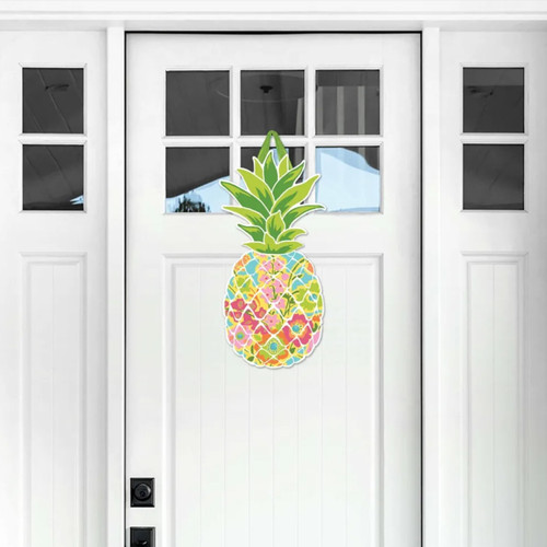 Colorful Pineapple Door Décor | The Shops at Colonial Williamsburg