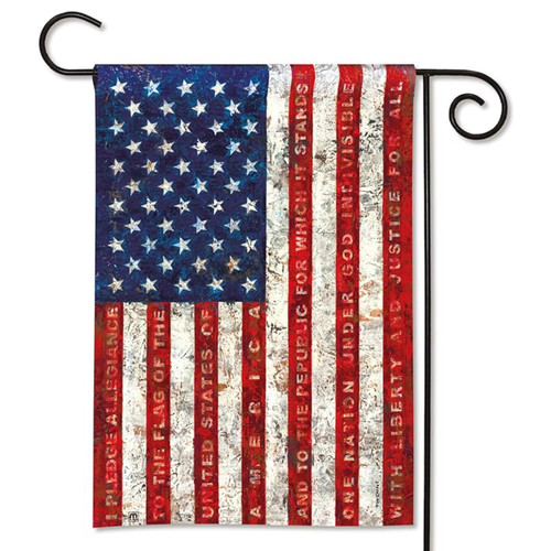 Pledge of Allegiance American Flag Garden Flag | The Shops at Colonial Williamsburg