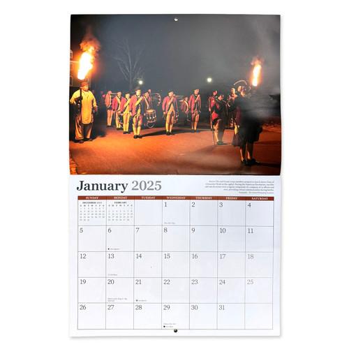 2025 Colonial Williamsburg Wall Calendar