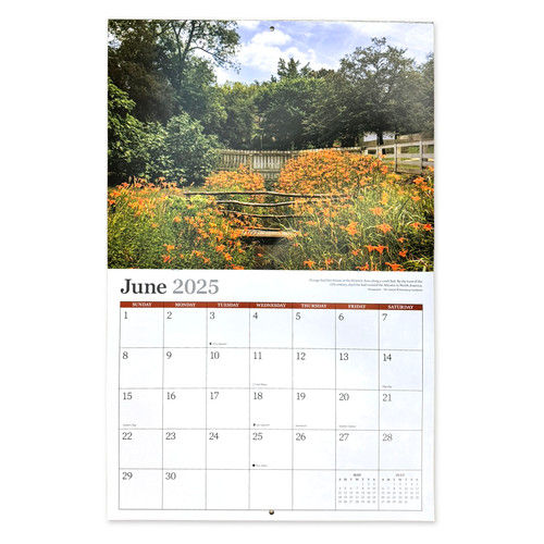 2025 Colonial Williamsburg Wall Calendar - June | The Shops at Colonial Williamsburg