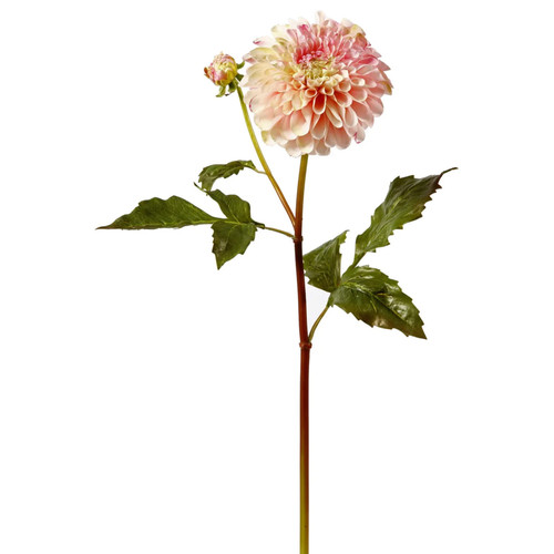 Dahlia Floral Stem 20" - Pink | The Shops at Colonial Williamsburg