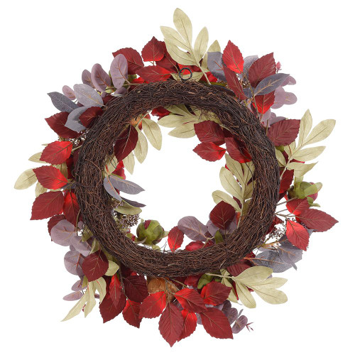 Burgundy Red Peony, Protea & Eucalyptus Fall Wreath 22" | The Shops at Colonial Williamsburg Burgundy Red Peony, Protea & Eucalyptus Fall Wreath 22" | The Shops at Colonial Williamsburg