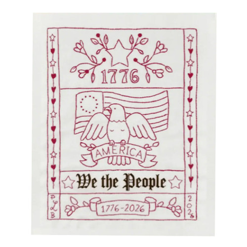 We the People Sampler Embroidery Kit | The Shops at Colonial Williamsburg