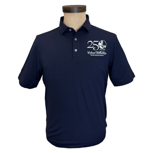 Colonial Williamsburg 250th Anniversary Cutter & Buck Virtue Eco Pique Adult Polo | The Shops at Colonial Williamsburg Colonial Williamsburg 250th Anniversary Cutter & Buck Virtue Eco Pique Adult Polo | The Shops at Colonial Williamsburg