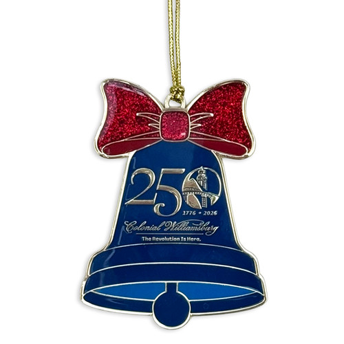Colonial Williamsburg 250th Anniversary Bell Ornament | The Shops at Colonial Williamsburg Colonial Williamsburg 250th Anniversary Bell Ornament | The Shops at Colonial Williamsburg
