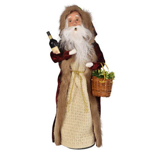 Byers' Choice Wine Santa Caroler | The Shops at Colonial Williamsburg