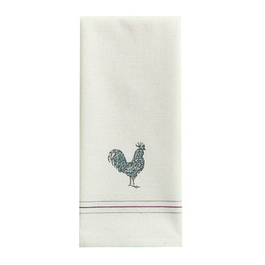 farmhouse rooster kitchen towel — MUSEUM OUTLETS