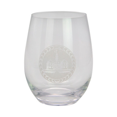 Bat Colony Etched Stemless Wine Glass