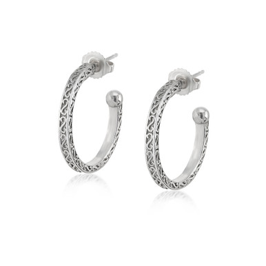 Antidote silver950 ENGRAVED HOOP ERRAING