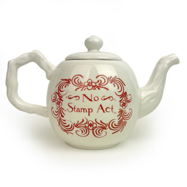 No Stamp Act' teapot - Age of Revolution