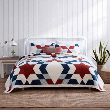 WILLIAMSBURG Americana Star Quilt Set