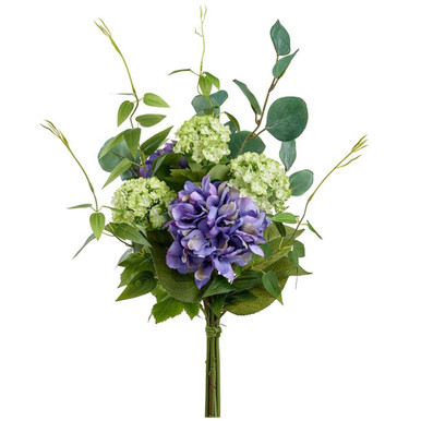 Hydrangea with Snowball & Sedum Bouquet 21