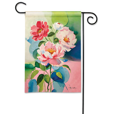 Pink Peony Bouquet Garden Flag