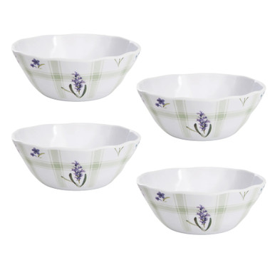 lavender様 Blending Cups and Bowls Kit Lavender Plaid Melamine Bowls Set of 4