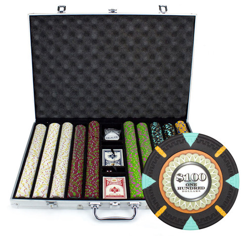 1000Ct Claysmith Gaming 'The Mint' Chip Set in Aluminum