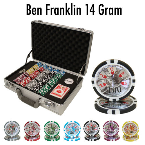 300 Ct - Pre-Packaged - Ben Fraklin 14 G - Claysmith Case