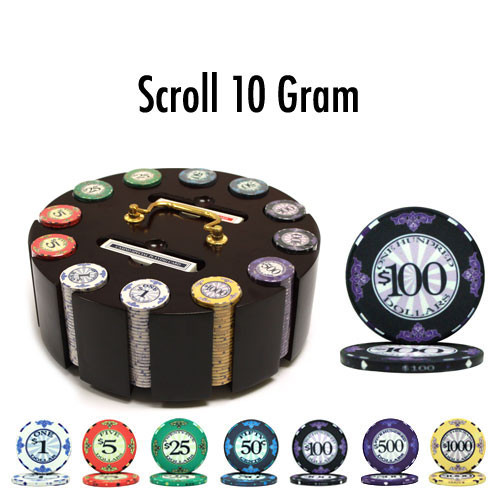 300 Ct - Pre-Packaged - Scroll 10 Gram - Wooden Carousel