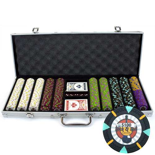 500Ct Custom Claysmith Gaming 'Rock & Roll' in Aluminum