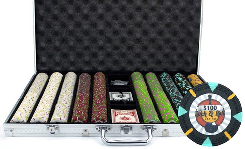 1000Ct Custom Claysmith Gaming 'Rock and Roll' in Aluminum