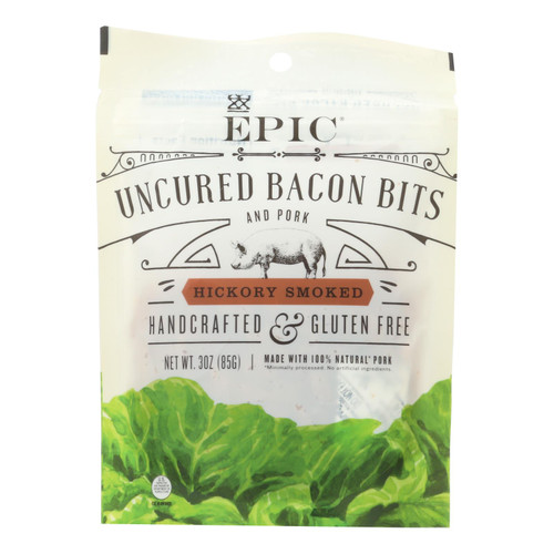 Epic - Bites - Bacon - Hickory Smoked - Case of 10 - 3 oz