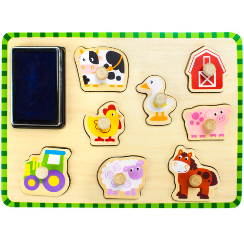 Puzzle Stampers Barnyard Animals