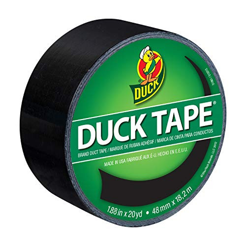 Color Duck Tape Single Roll Black