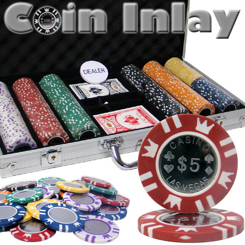 300 Ct Aluminum Custom Packaged - Coin Inlay 15 Gram Chips