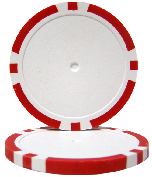 Red Blank Poker Chips - 14 Gram